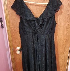 Torrid Size 2 Black Lace Dress